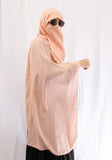Checkered Korean Chiffon Hijab & Niqab Set