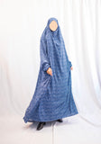 Blue Prayer Jilbab