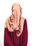 Textured Vital Abaya - Maroon