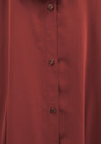 Vital Button Down Abaya - Rust