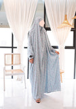 Ice Blue Prayer Jilbab