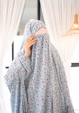 Ice Blue Prayer Jilbab