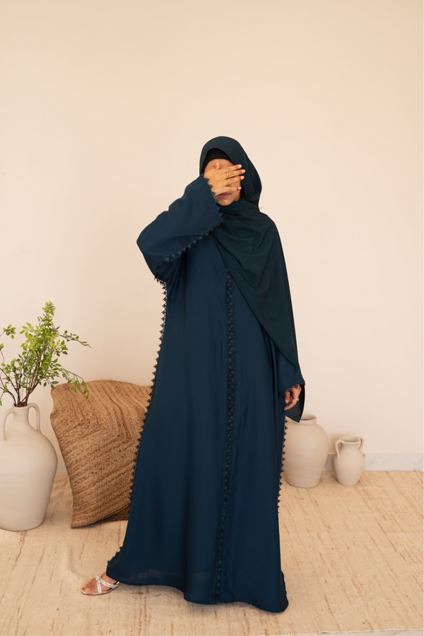 Teal Hanin Abaya Set
