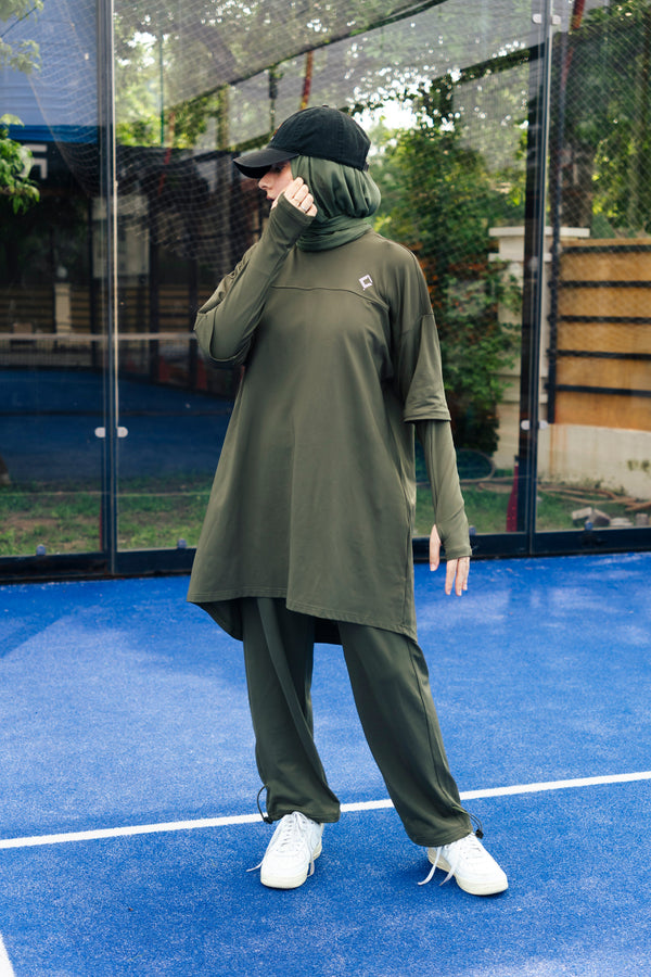 Olive Flow Active Set - DRI FIT