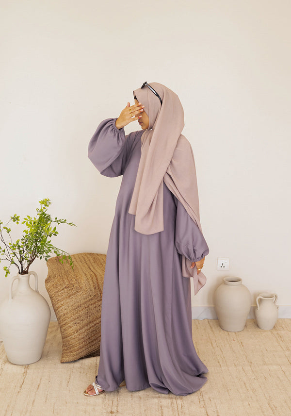 Misty Lavender Basic Abaya