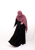 Minimal Everyday Abaya - Black